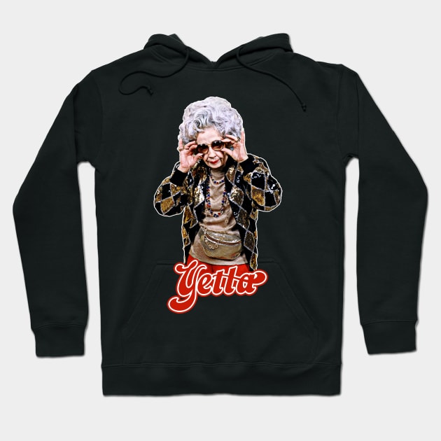 Grandma Yetta - 90s Style Fan Design Hoodie by DankFutura